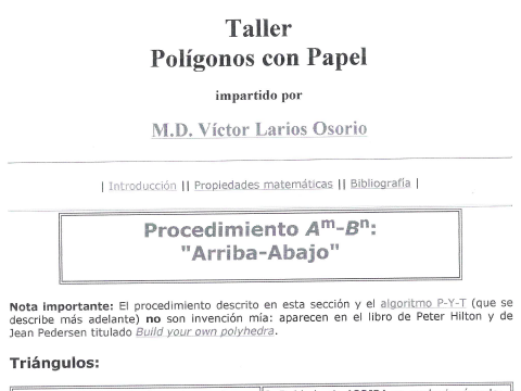 Taller: polígonos con papel