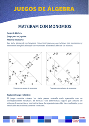matgram monomios
