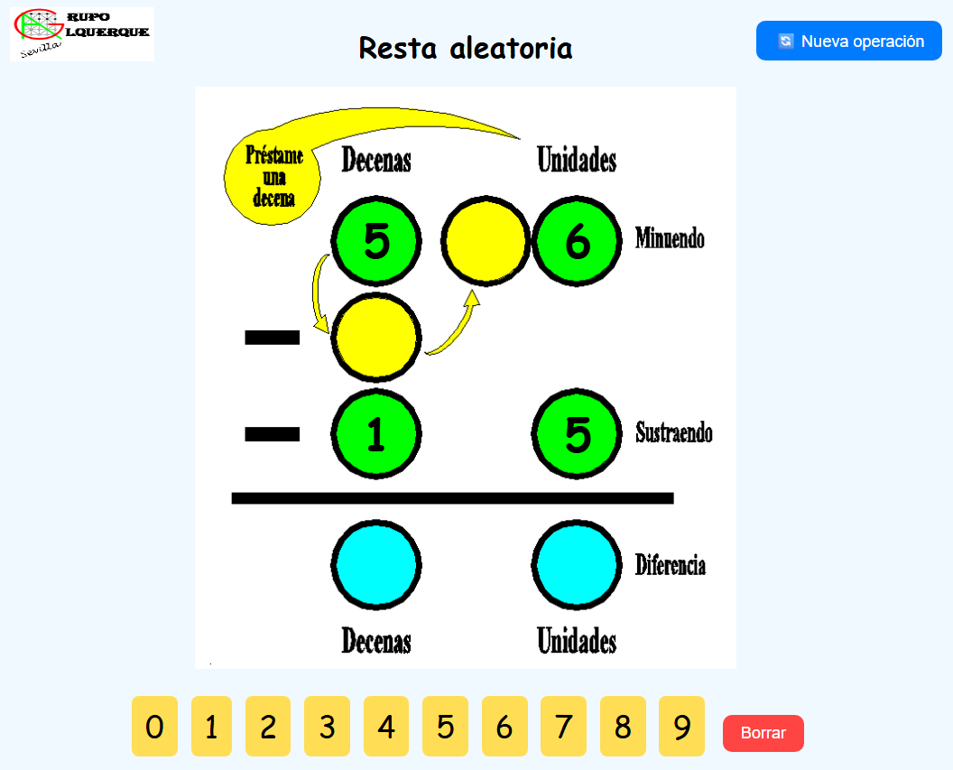 Resta aleatoria
