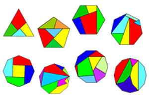 Cuadraturas de polígonos regulares