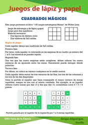 Cuadrados m&aacute;gicos