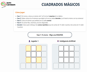 Cuadrados m&aacute;gicos