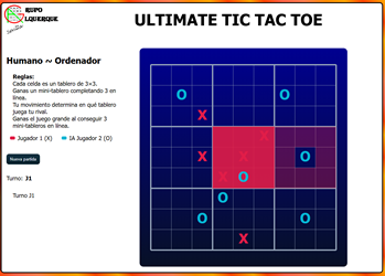 Ultimate tic tac toe