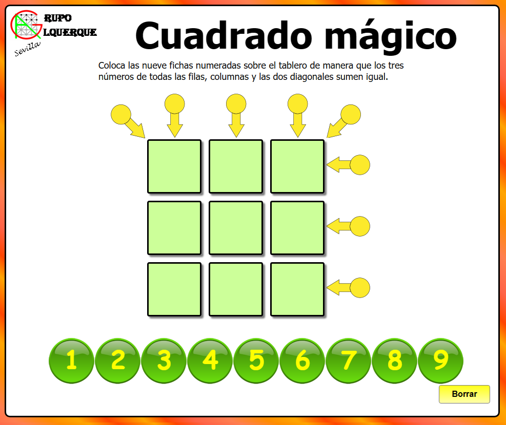 Cuadrado m&aacute;gico