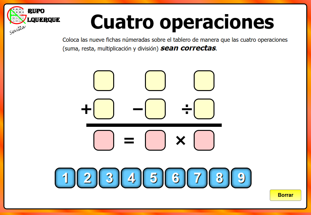 Cuatro operaciones