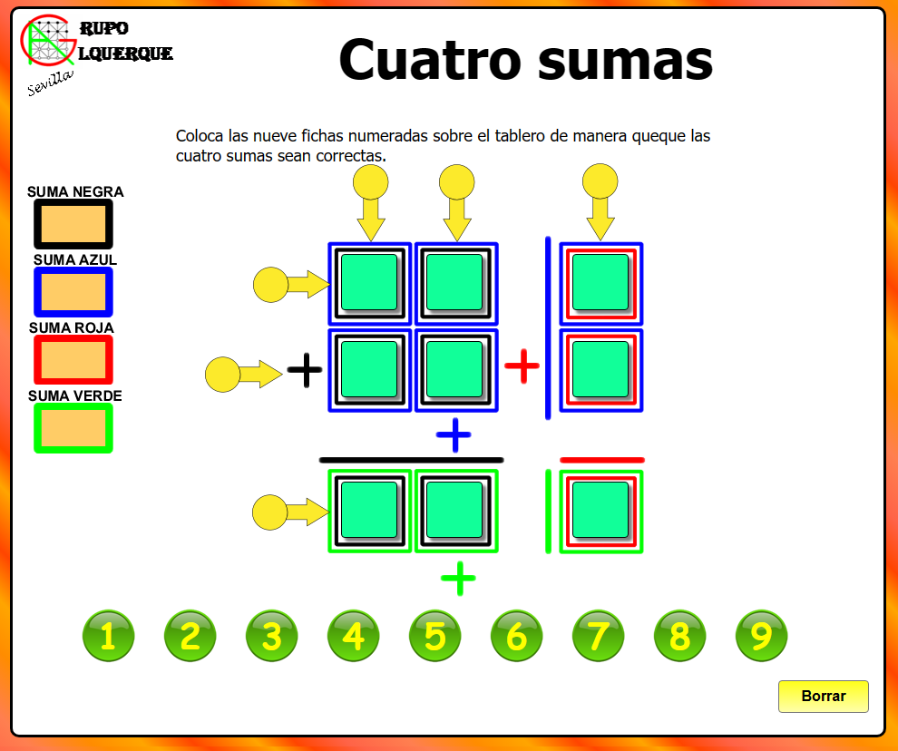 Cuatro sumas