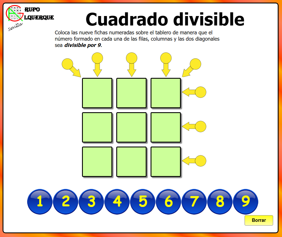 Cuadrado divisible