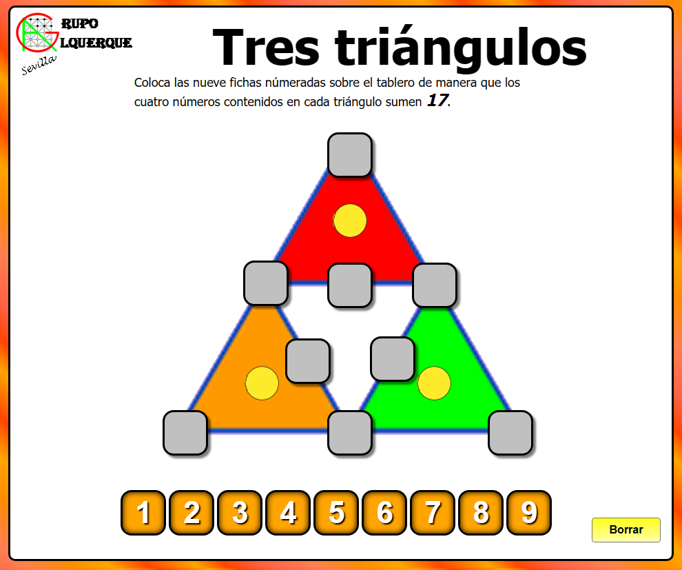 Tres triángulos