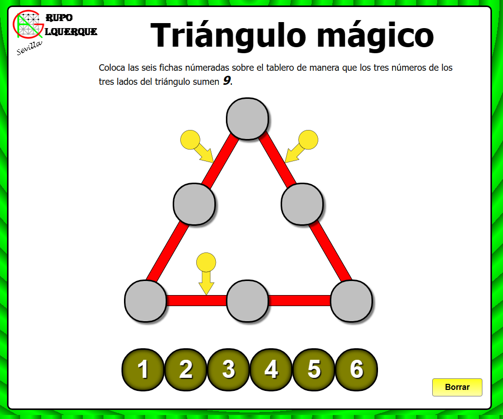 Tri&aacute;ngulo m&aacute;gico